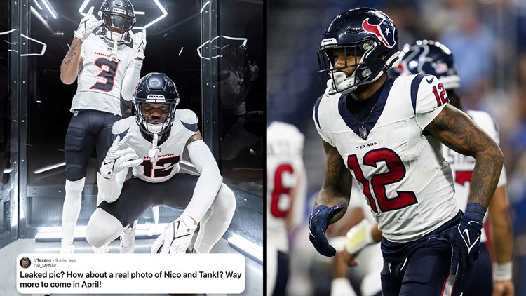 NFL reject to approved  Texans  new Jerseys  for 2024 season due to…