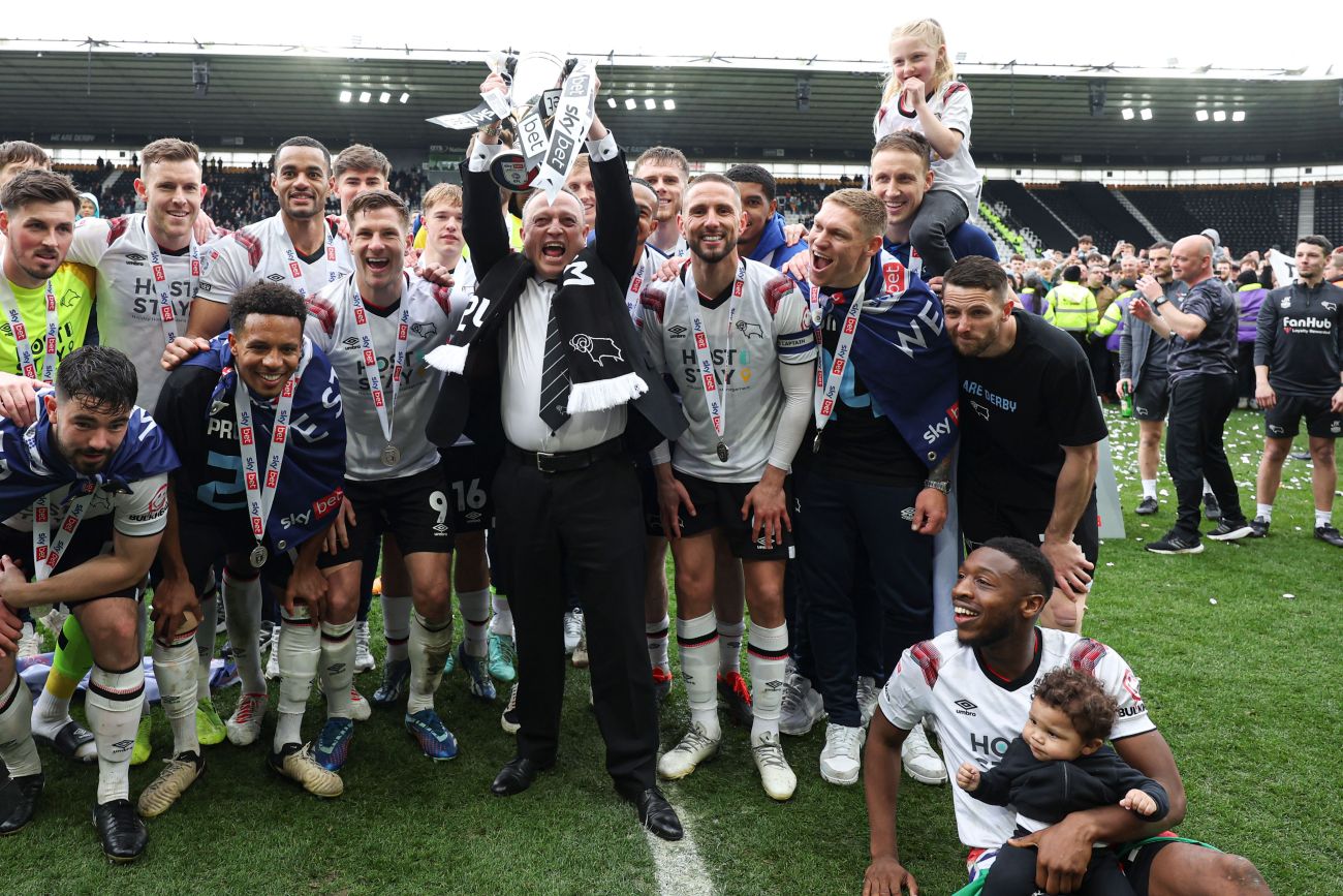 Derby County Owner David Clowes Announces New Celebration Day After Promotion to Championship…