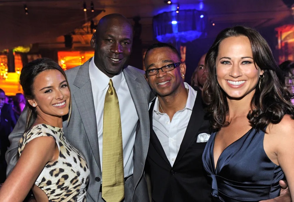 Michael Jordan, Bulls Legend, Celebrates 45th Anniversary with Wife and Bulls Fans