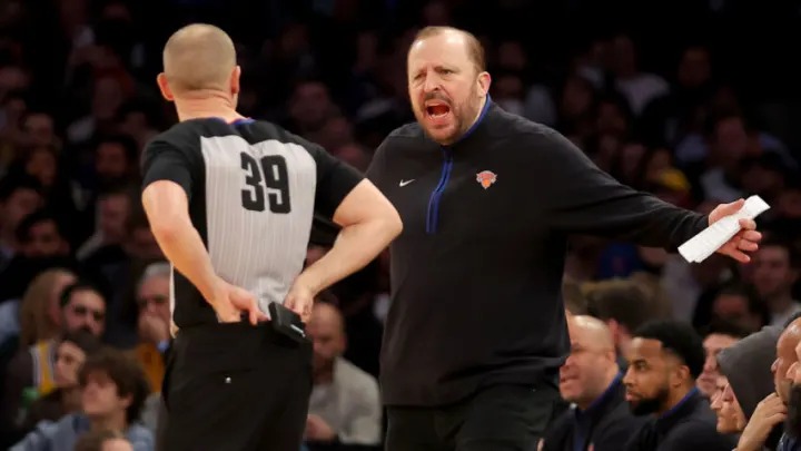 Report: Knicks Head Coach Tom Thibodeau blame officiating  for embarrassing Game 6 loss to Pacers