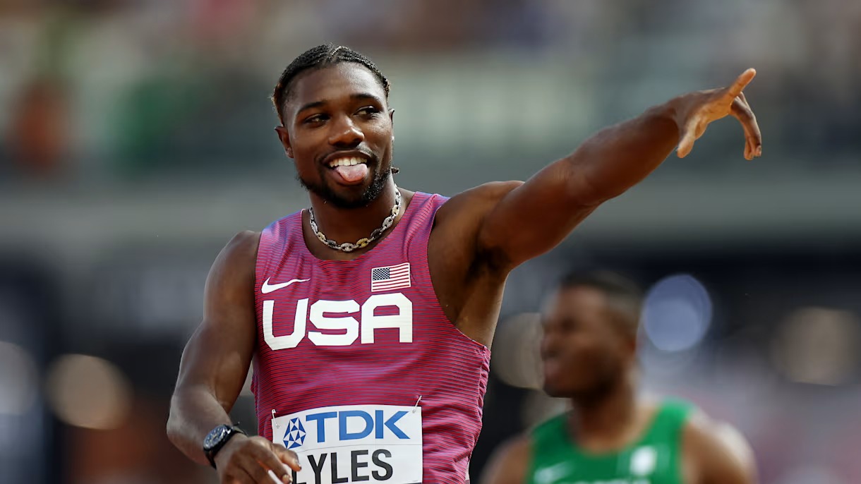 REPORT: NOAH LYLES 9.99 Set with moth foot step more than KISHANE 9.55 and with 100 mtrs race in