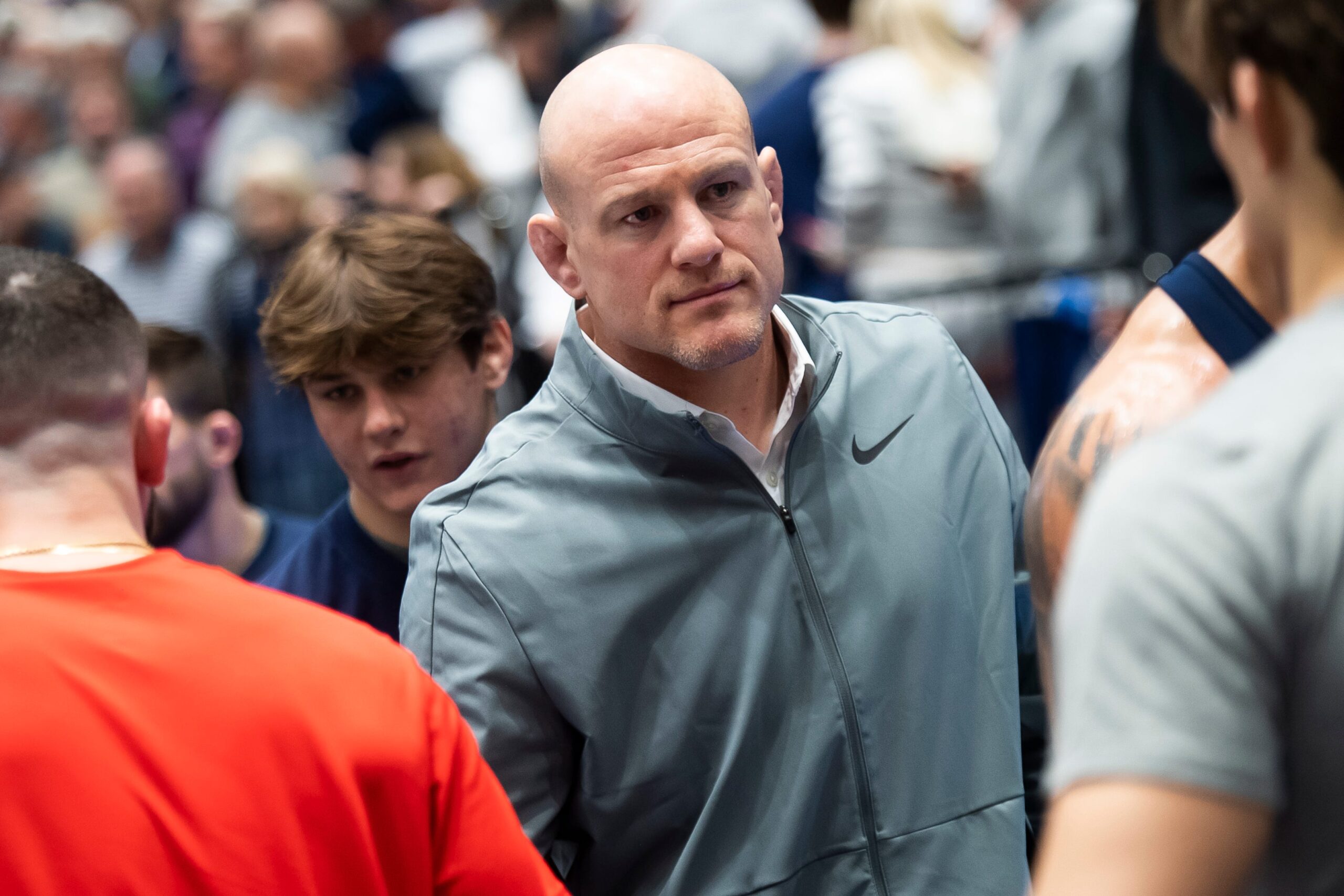 Just Now: Penn State Wrestling Head Coach Cael Sanderson Visits WWE  due to…