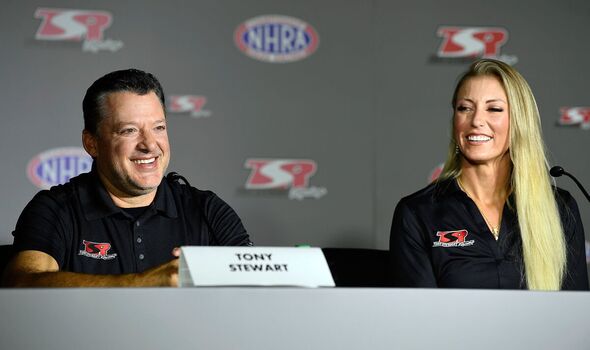 Tony Stewart Brushes off Wife Leah Pruett concern as he finally find bliss in NHRA Controversy