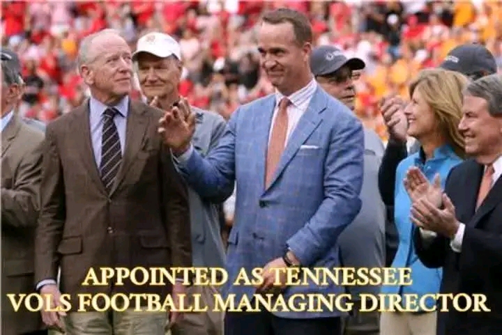 DEAL ACCEPTED: NFL Icon Peyton Manning Takes the Helm as Managing Director of University of Tennessee Athletics due to…..
