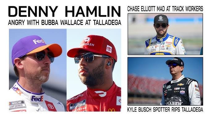 HARD LUCK: NASCAR at Talladega, Bubba wallace and Two top key drivers have been Suspended due to