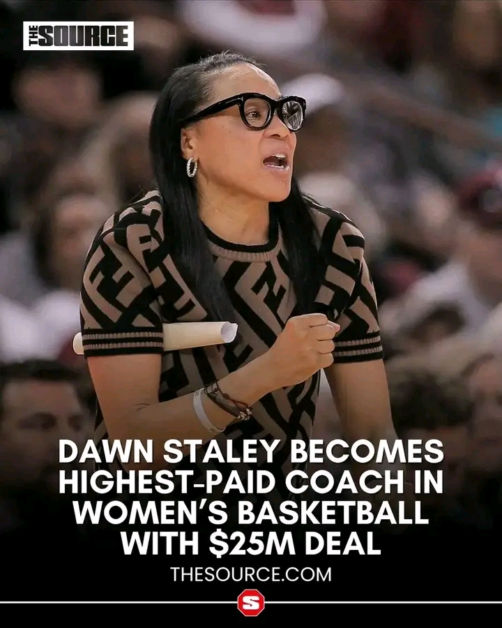 SOUTH CAROLINA FANS REJOICE AS: Dawn Staley, head coach of the University of South Carolina’s women’s basketball team, has made history by signing the largest contract for a coach in women’s college basketball following….