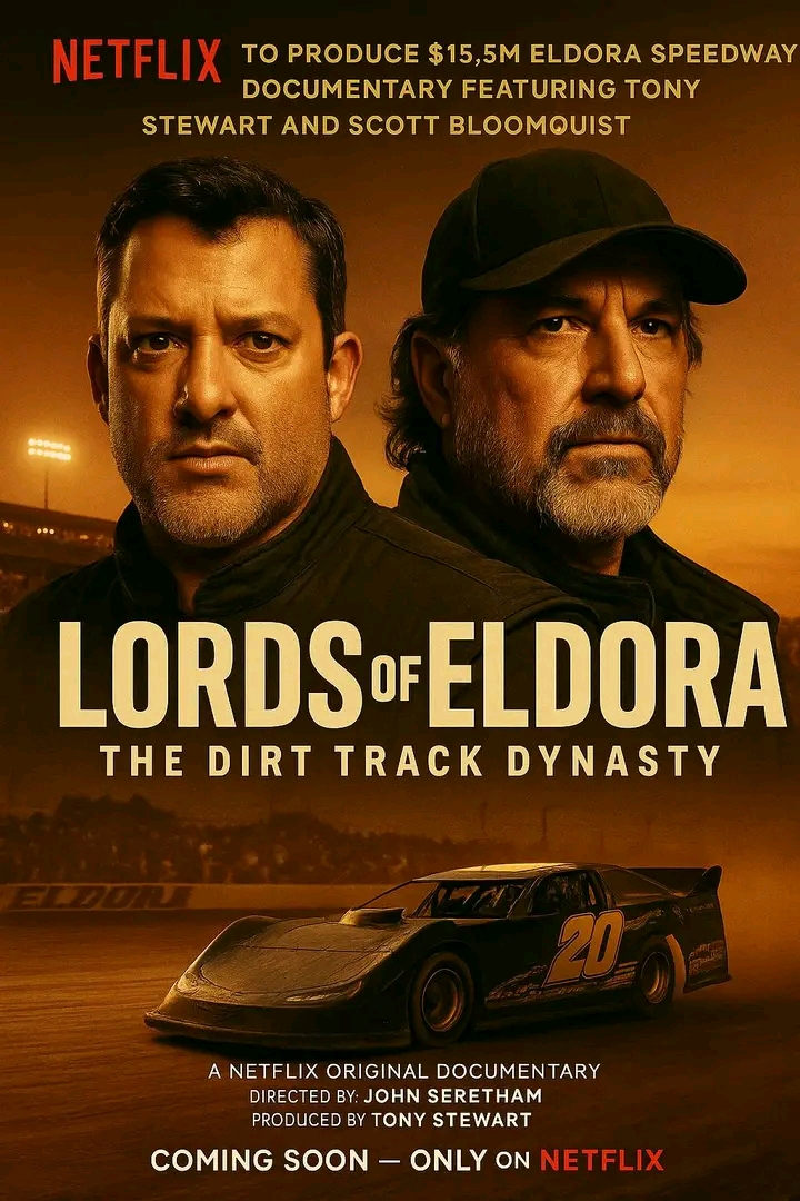 Tony Stewart Secures $15.5M Netflix Deal for Explosive Eldora Speedway Film  Buckle up. This isn’t just a documentaryit’s a dirt-fueled epic. Netflix is unleashing a high-octane tribute to the mud-slinging, metal-clashing world of Eldora Speedway, where legends were made and rivalries were born. Backed by Tony Stewart himself, the $15.5 million production will rip the curtain off untold stories, unseen footage, and the raw, unfiltered spirit of dirt track racing….