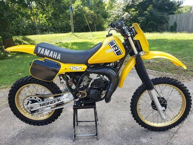 Unbelievable news: My 1981 YZ 125. It was the first year of liquid cooled. The radiator was mounted behind the front number plate. Mono shock at an angle under the tank.  This bike had great power, but it’s high center of gravity design it was hard to keep down exiting the turns under throttle.  Compared to the RM, this bike wanted to high side a lot on me and I ended up with serious injuries that year.